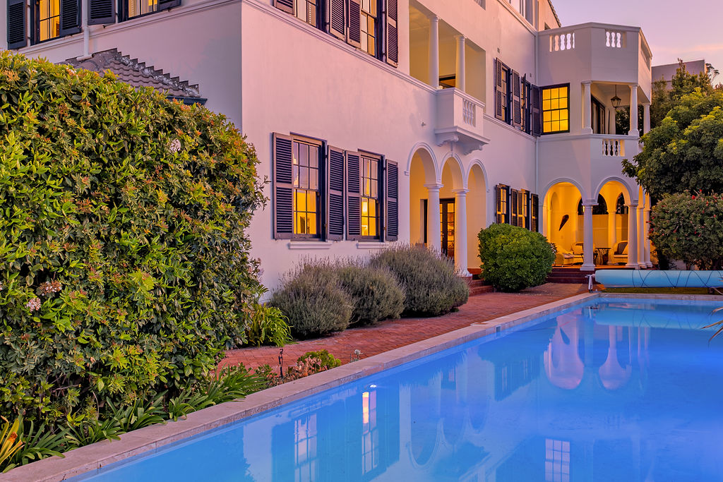 Poolside view to room